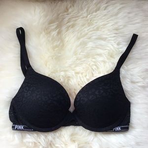 Pink by Victoria’s Secret Leopard Push-up Bra 32C